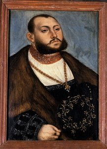 ジョンフレデリックザマグニマニズム、ザクセン選帝侯、1535年 作： Lucas Cranach the Elder